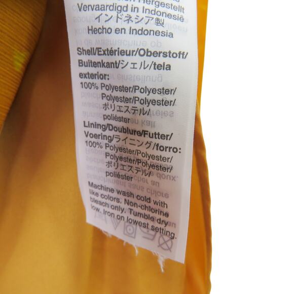 Madewell Ruffle-Sleeve Button-Front Dress Tonal Botanical Orange Floral Maxi 4 - Picture 8 of 10